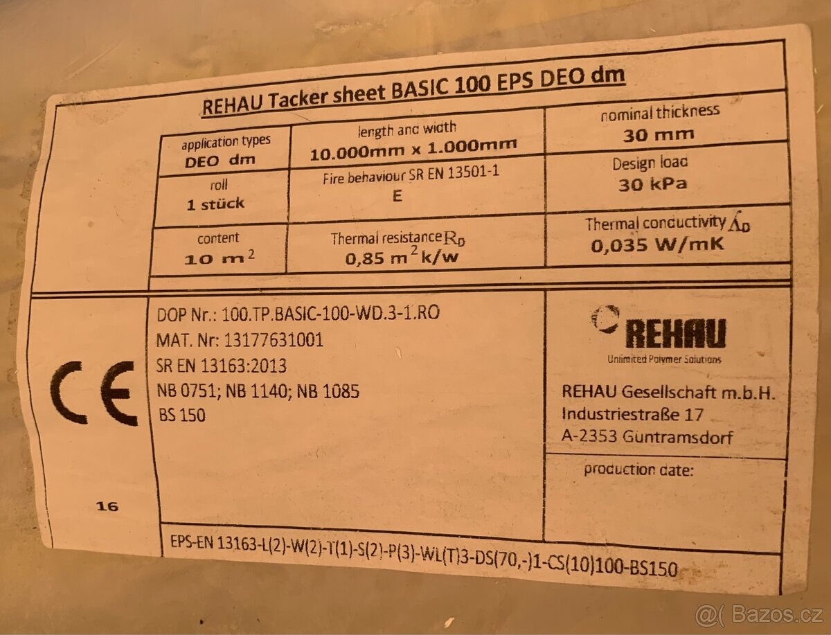 Tracker deska REHAU - 3