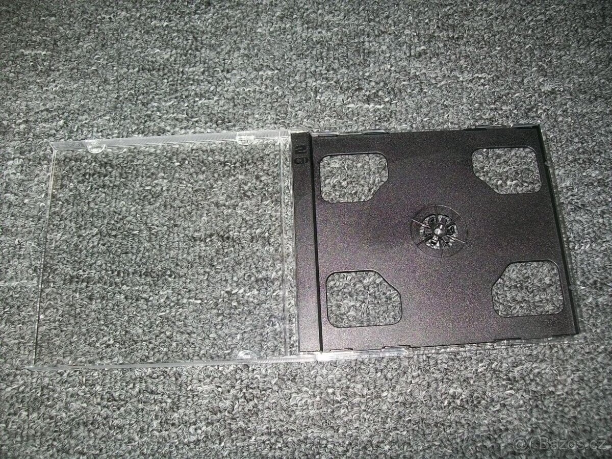 Obal na 2 CD černý, Jewel - 3