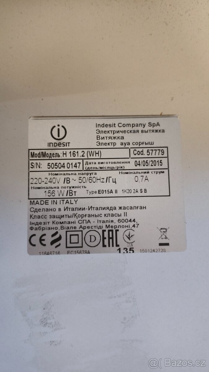 Digestoř Indesit - 3