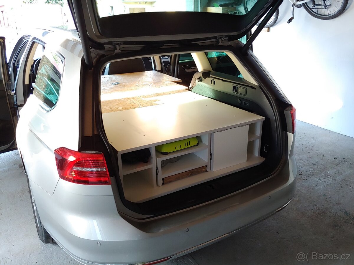 Vestavba pro kempování v Passat B8 - 3