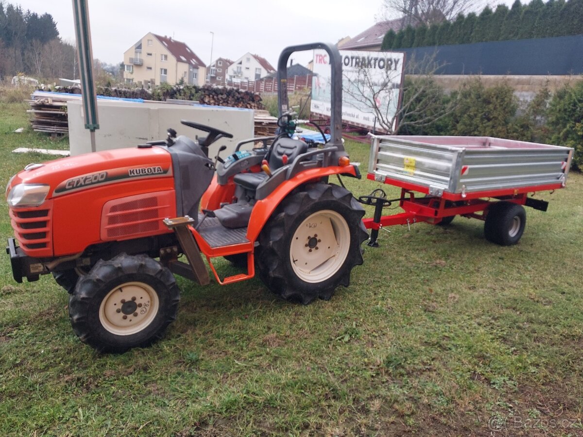 VLEK, KÁRA ZA MALO-TRAKTOR 1,5T VÝPRODEJ SLEVA - 3