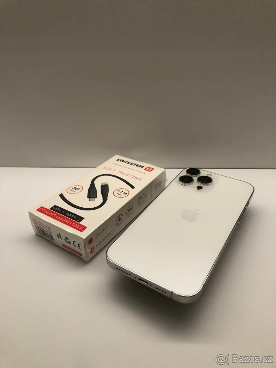 Apple iPhone 13 Pro Max 128 GB Silver - ZÁRUKA+FAKTURA - 3