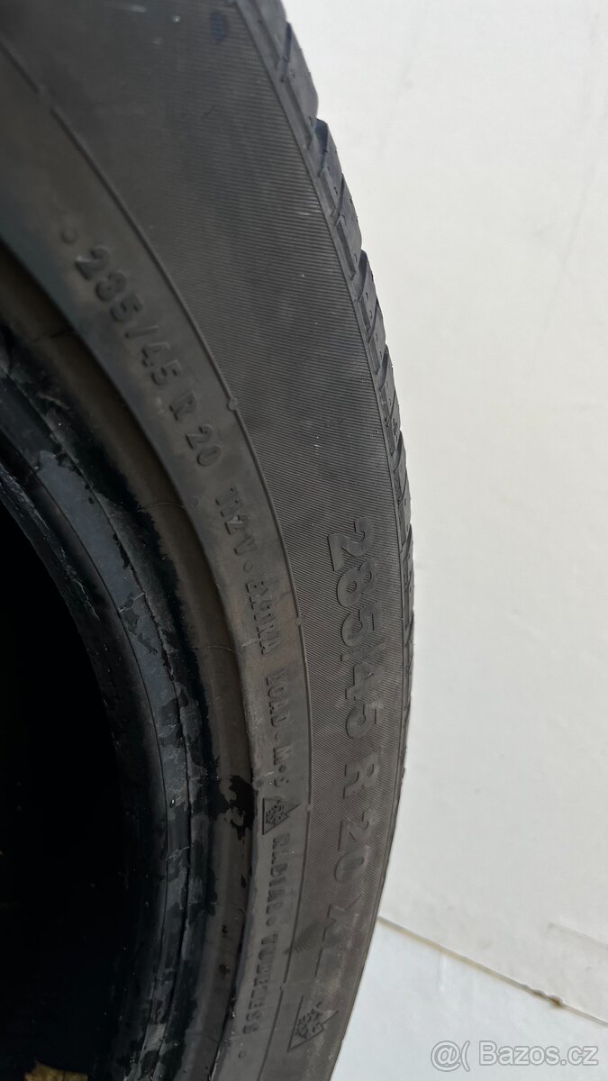4x - zimní pneu - 285/45 R20 112V - CONTINENTAL - 7mm - 3