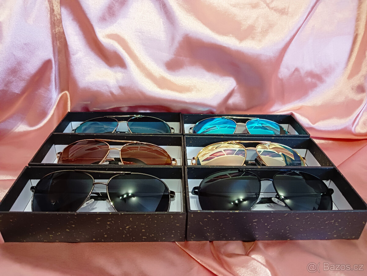 ♥️ Sluneční polarizační brýle UV400 unisex 6ks - nové ♥️ - 3