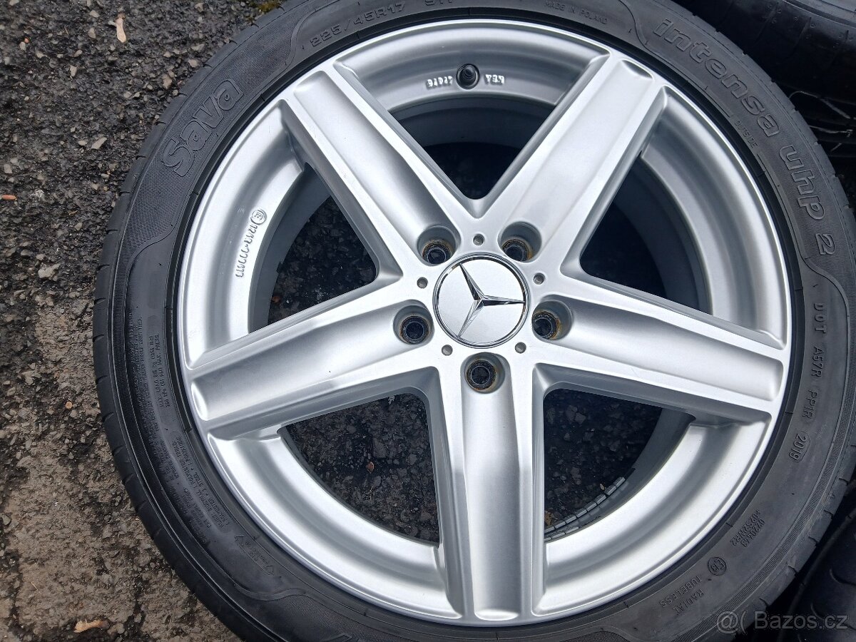 Sada ALU kol Dezent 225/45R17 letní - 3