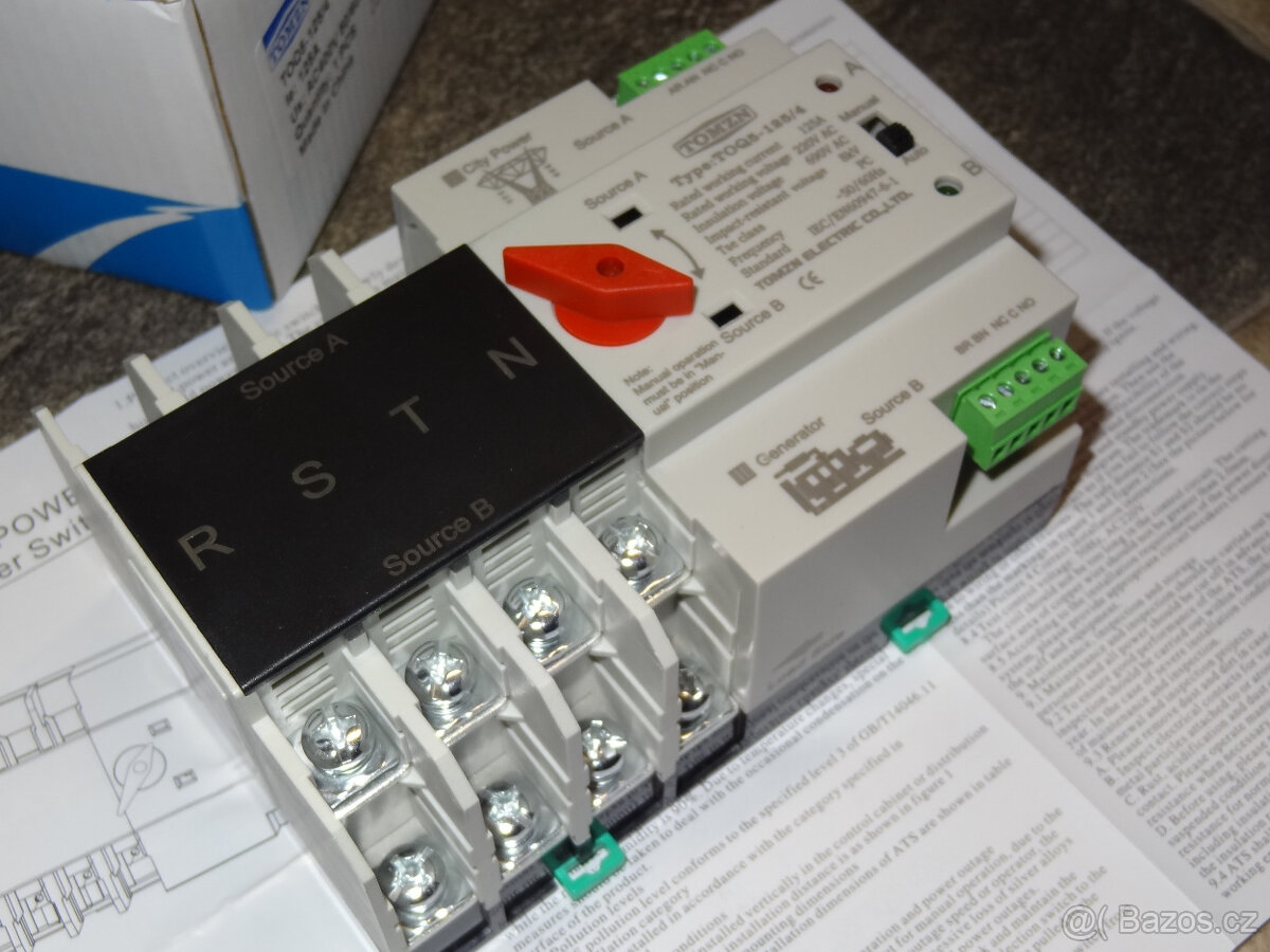 ATS Automaticky prepinac siti 4P 125A 380V vhodne i FVE - 3