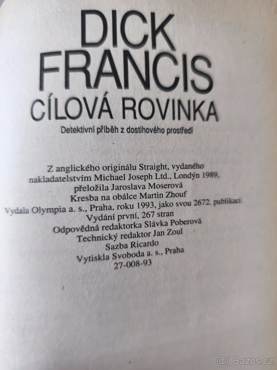 Dick Francis – Cílová rovinka - 3