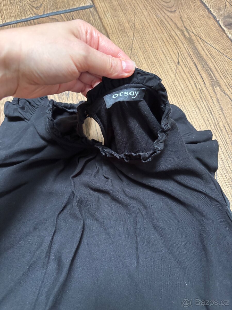 Dámská černá halenka Orsay, vel. S - 3