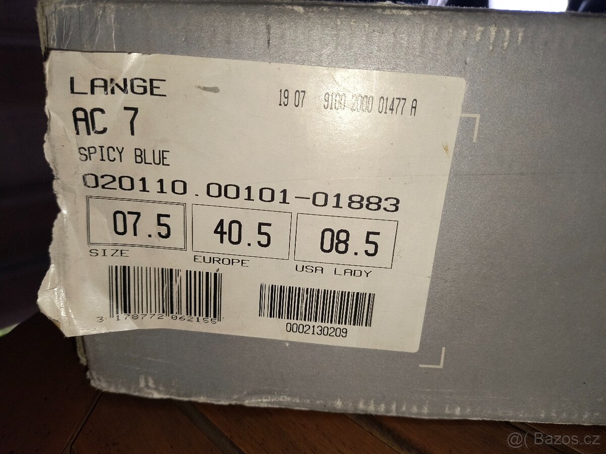 Prodám lyzaky Lange 40,5 - 3