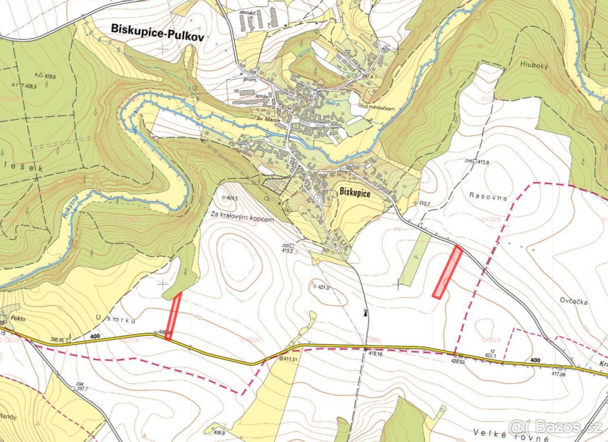 Zemědělská půda, prodej, Biskupice, Biskupice-Pulkov, Třebíč - 3