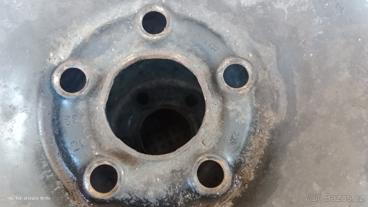 4x Plecháče na fabii 2 5x100 R14 et 37 - 3