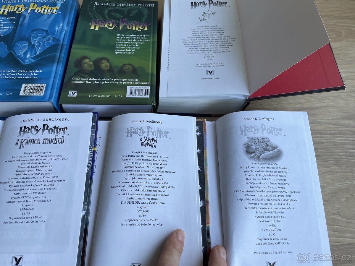 Harry Potter - 1. vydání - DOBRÝ STAV - 3