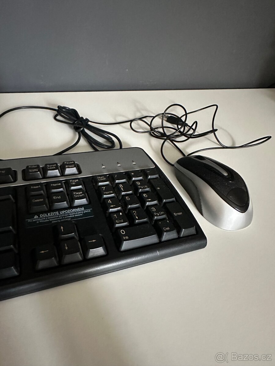 Česká klávesnice HP KU-0316 + myš - 3