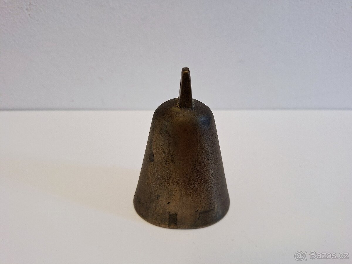 Starožitný zvon A PARIS bronz - 3