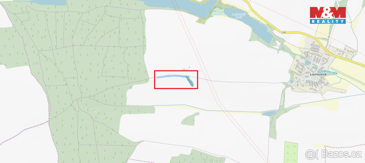 Prodej louky, 6482 m², Lochousice - 3