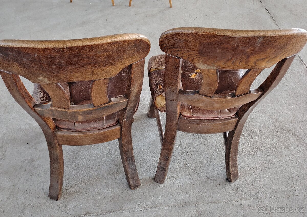 Masivní dubové židle - 3