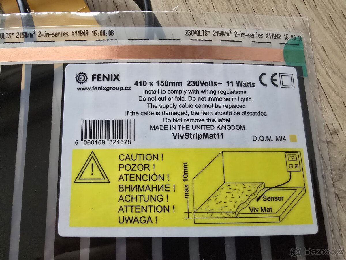 Topná folie, Fenix - 3