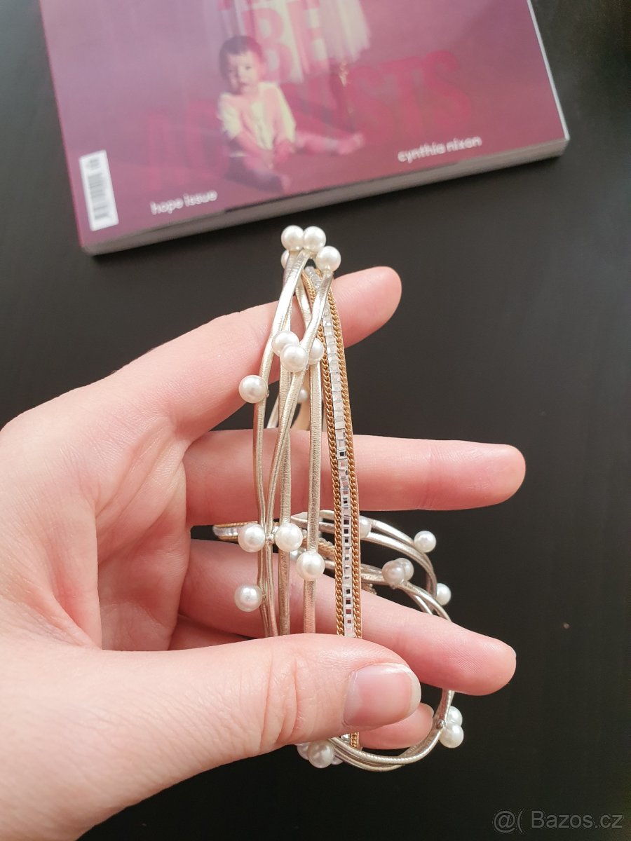 Náramek s perličkami - 3