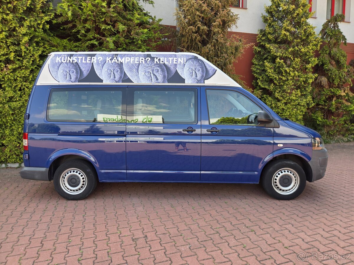VW T5 Transporter 2.0TDI 103kW,L2H2,tažné,serviska - 3