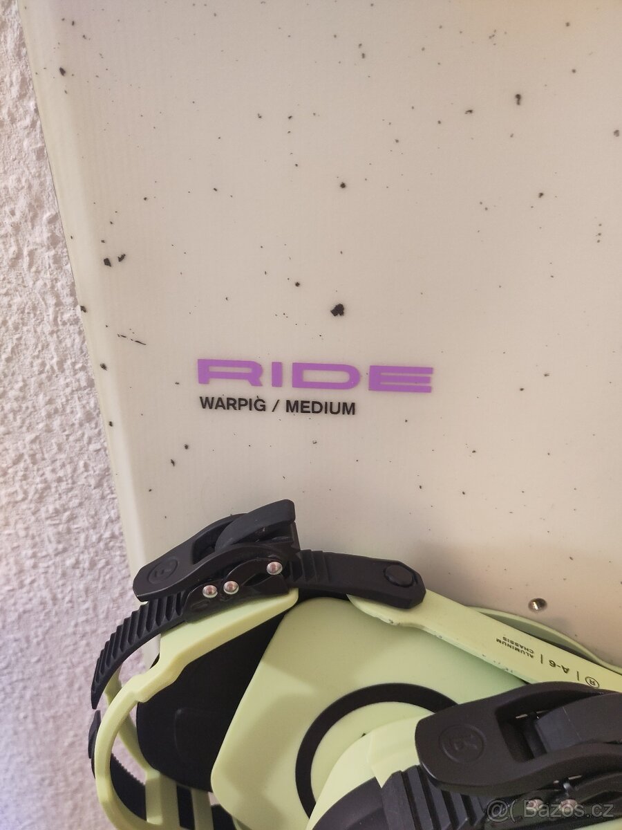 Snowboard kopmlet RIDE Warpig 151 + alu vázání Ride A-6 2023 - 3