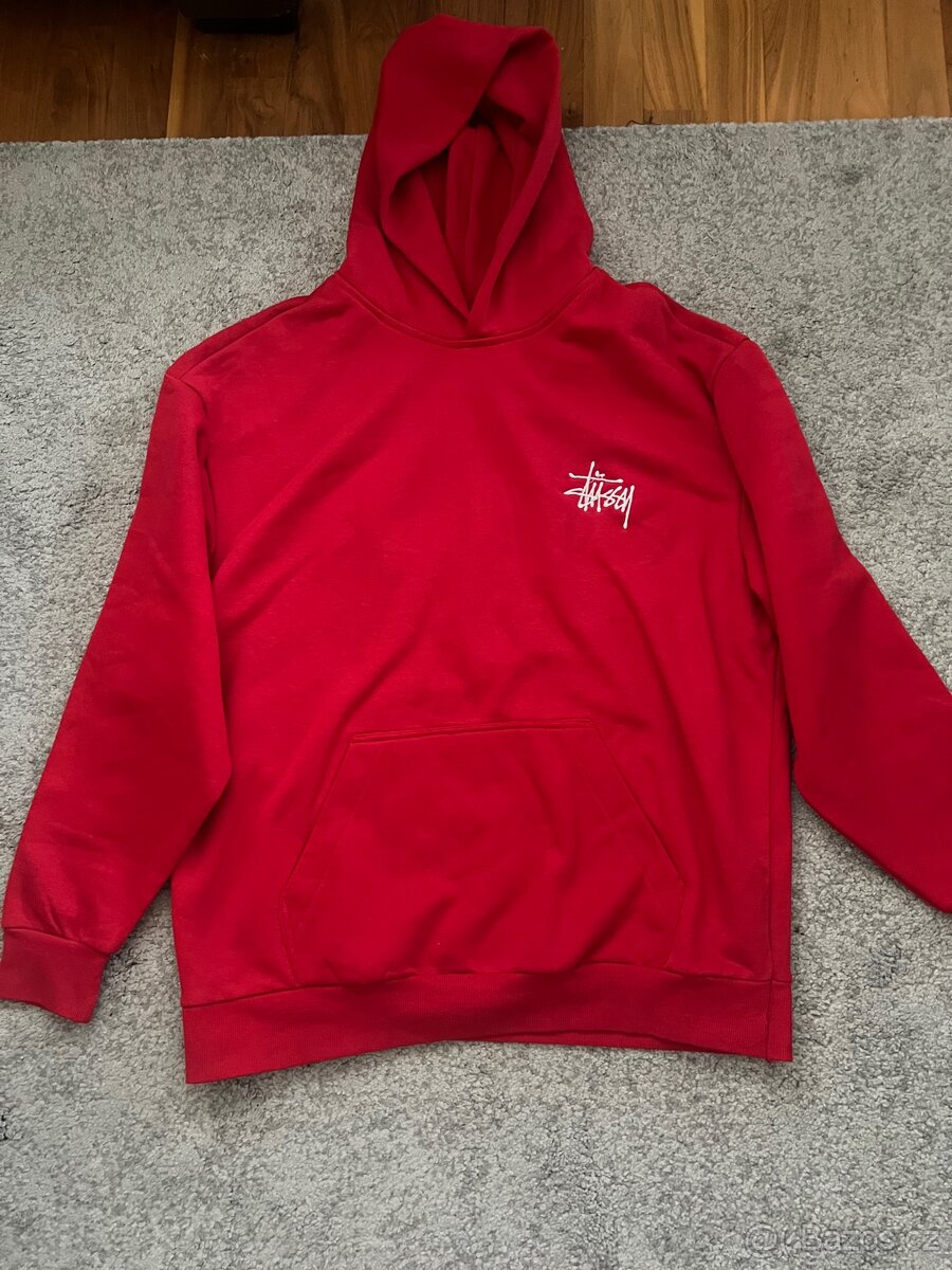 Červená mikina Stüssy - 3