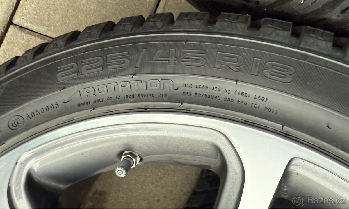 Alu Mercedes-benz 18”- zimní sada - 3