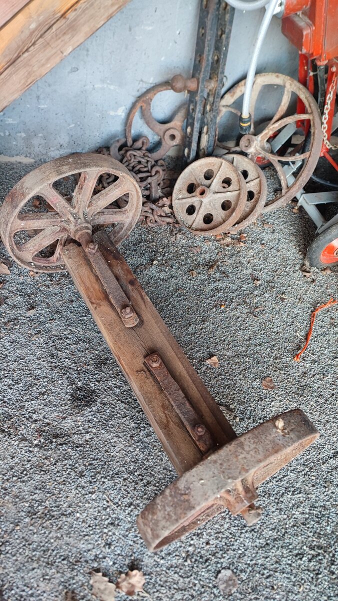 Litinová kolečke na stabilak - 3