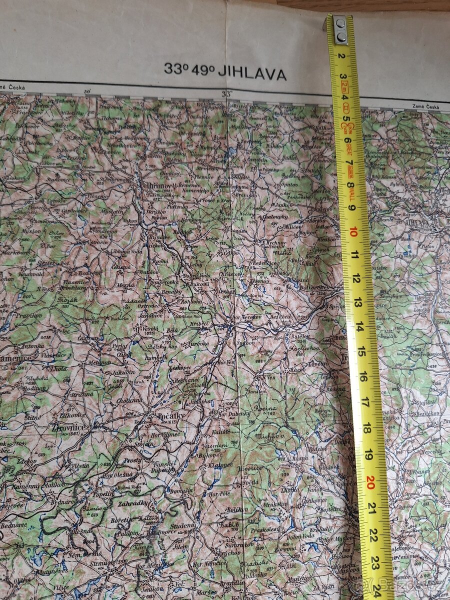 Vojenská mapa JIHLAVA - 3