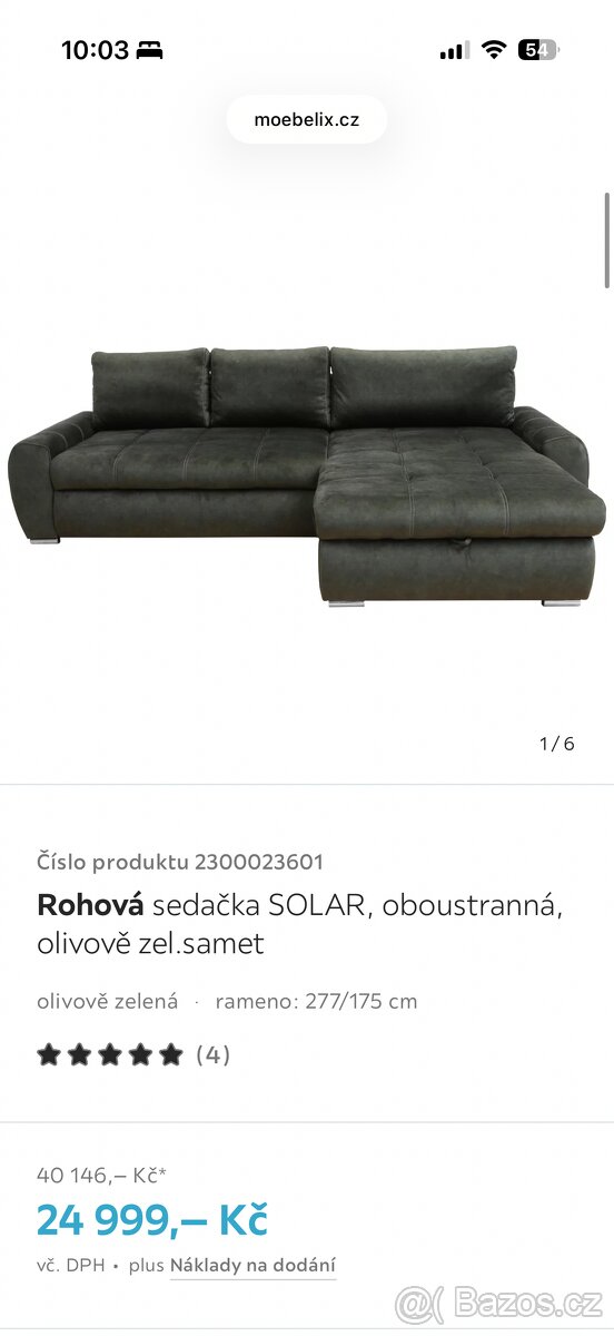 Rohová sedačka Solar - 3
