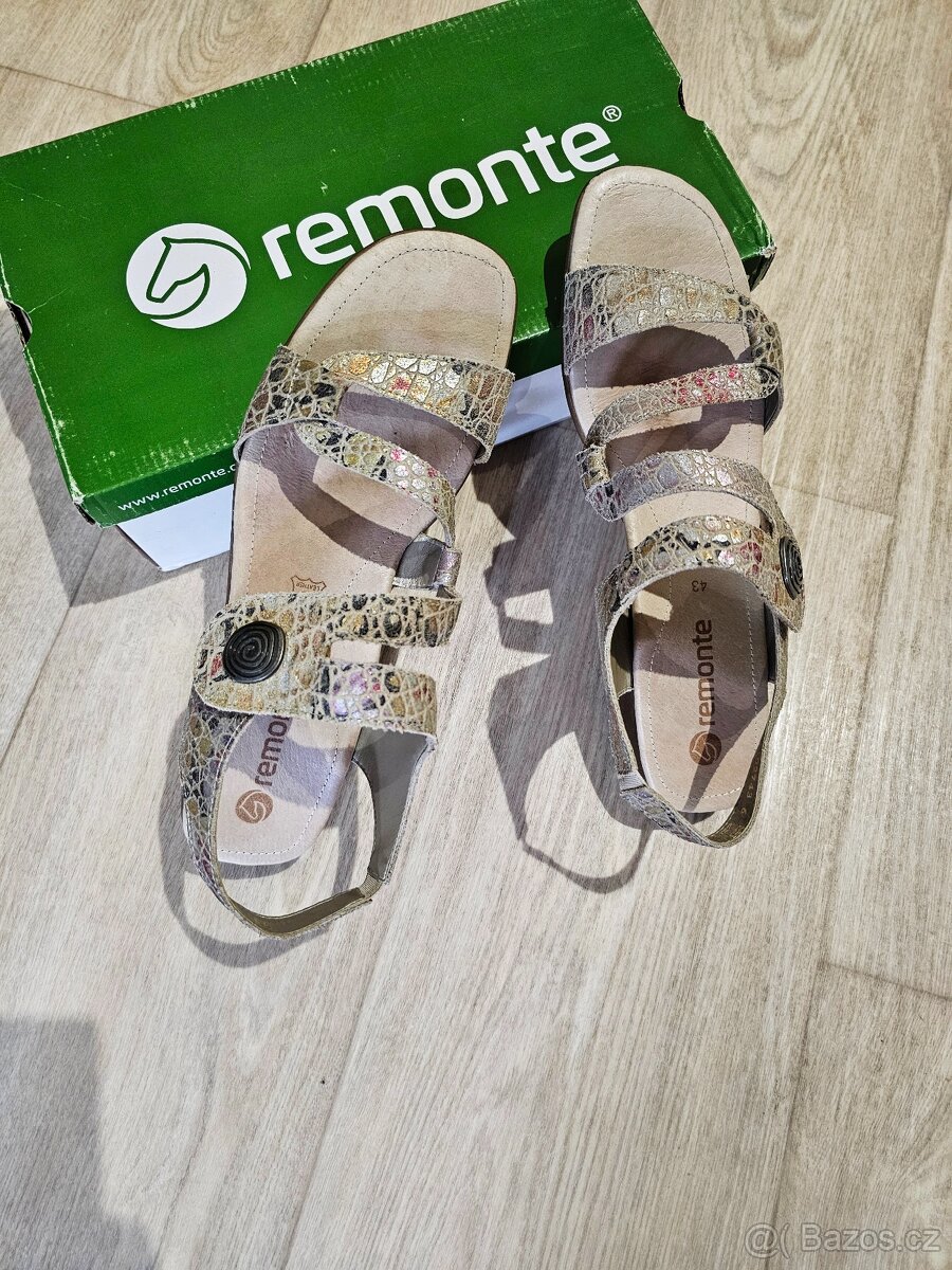 Kožené sandály Remonte, vel. 43 - 3