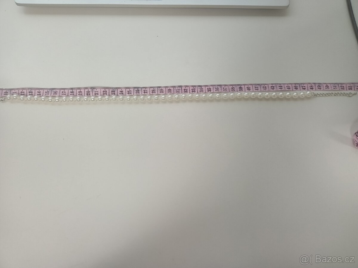 Elegantní perličkovy náhrdelník - 3