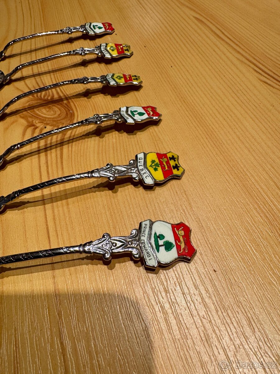 Sada 6 ks sběratelských historických lžiček - 3