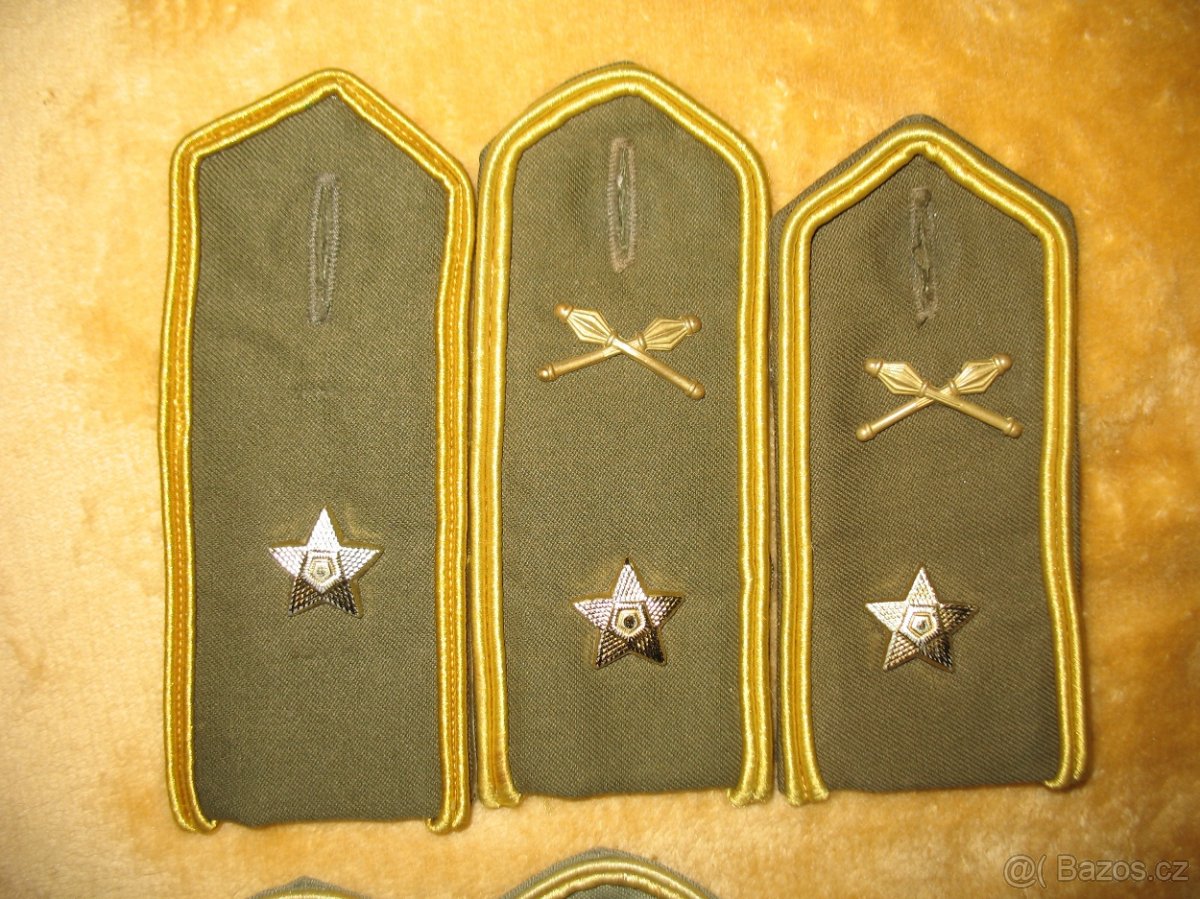 Armáda VMV, PS, army, ČSLA, náramenníky, výložky - 3