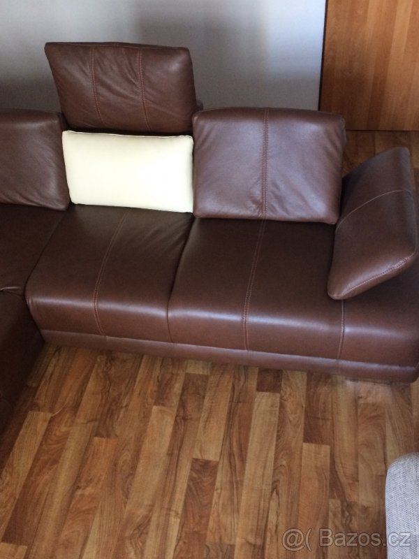Nová kožená sedací s výraznou slevou - 3