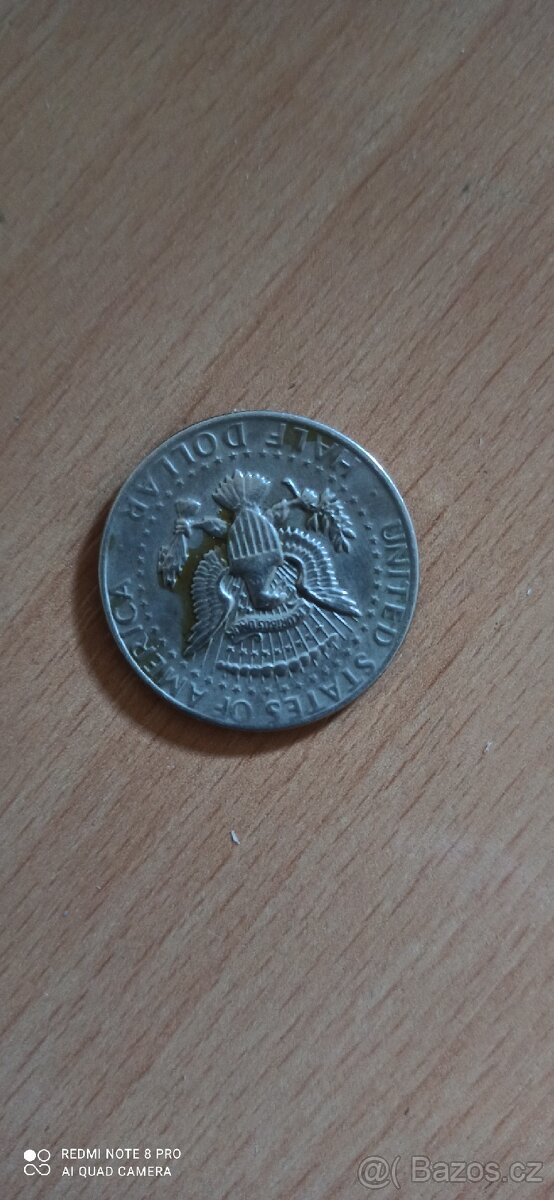 Půl dolar 1964 je stříbrný - 3