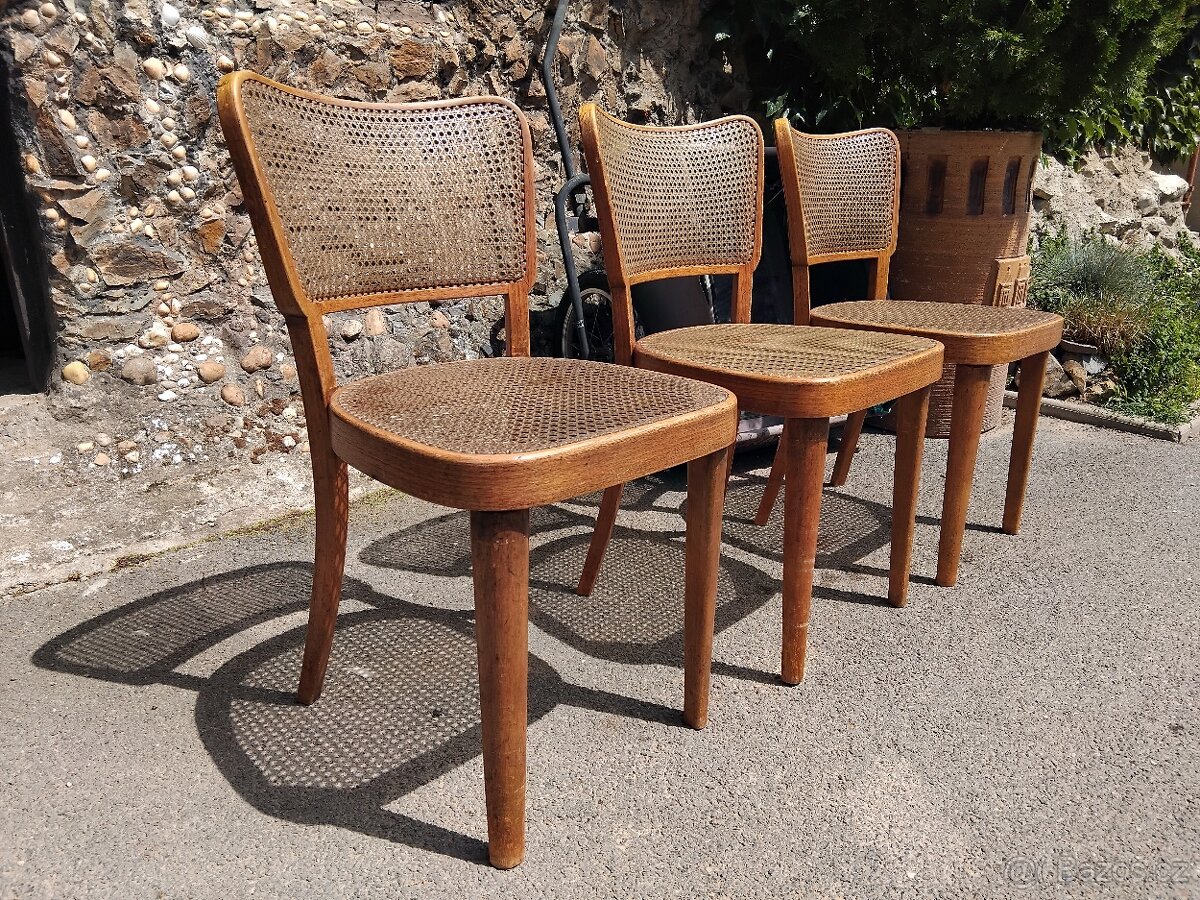 Retro židle Thonet, 3 kusy - 3