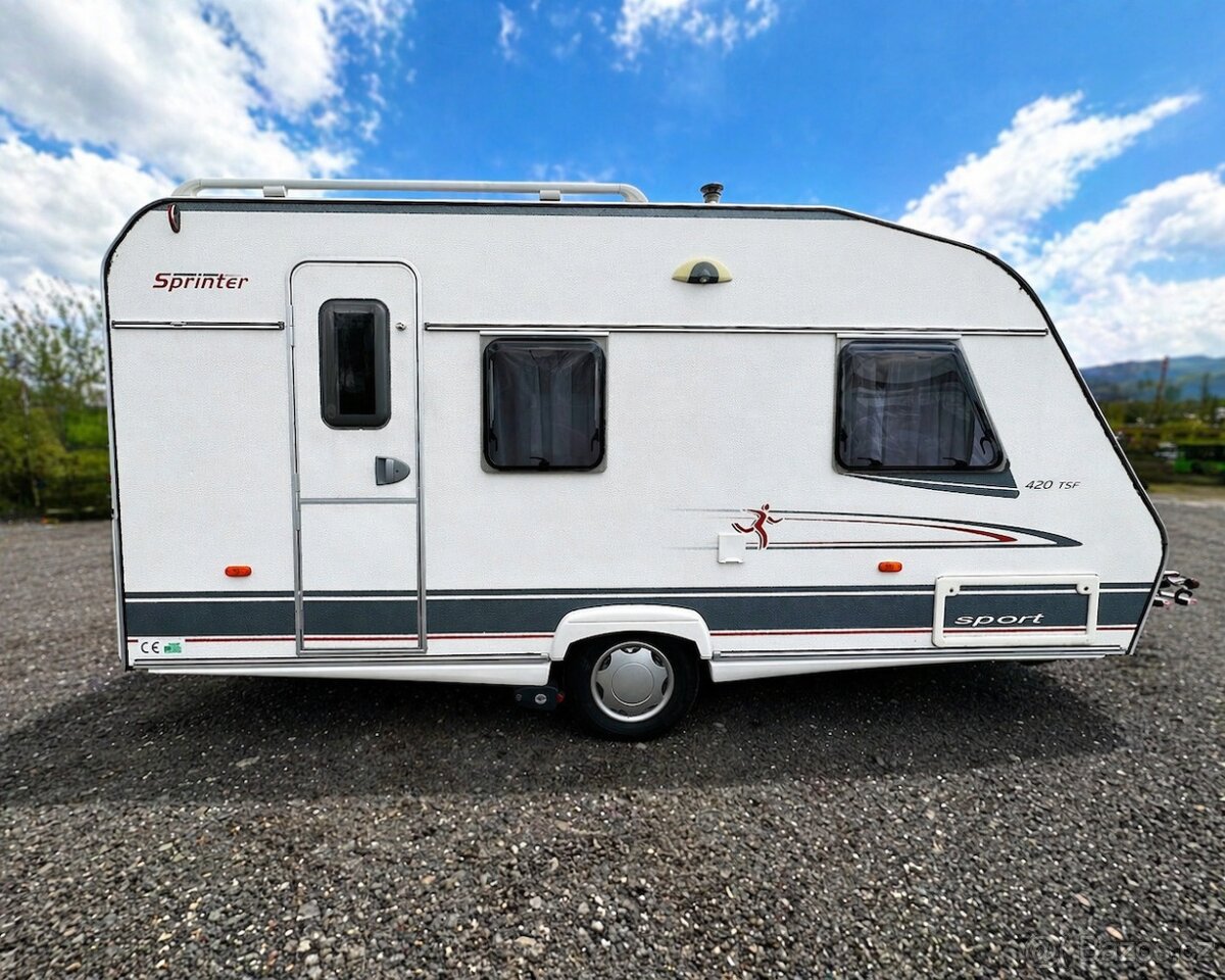 Karavan Beyerland 420,2007,mover,stan,držák kol - 3