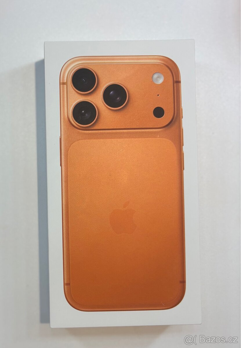 IPHONE 17 PRO 256 GB ORANŽOVÝ NOVÝ 2 ROKY ZÁRUKA CZ - 3