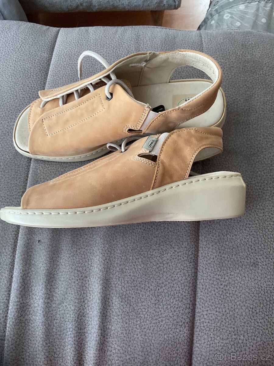 Kožené zdravotní dámské boty Santos vel 42 nove - 3