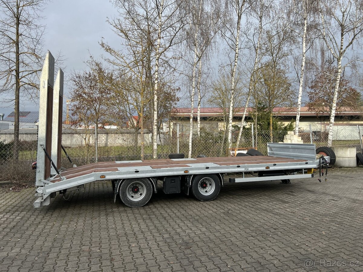 Nový přívěs podvalník MÖSLEIN 21t - 2osý + zvedací nápr. - 3