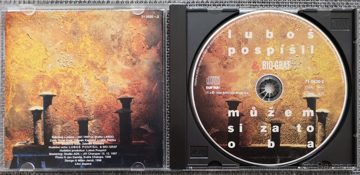 CD "LUBOŠ POSPÍŠIL & BIO-GRAF - MŮŽEM SI ZA TO OBA" - 3