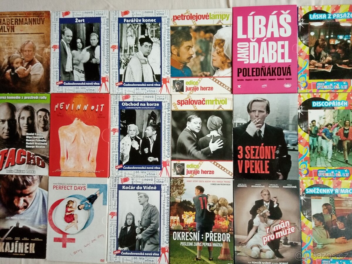 Shrnuti orig. českých filmů v boxech od 44 Kč - 3