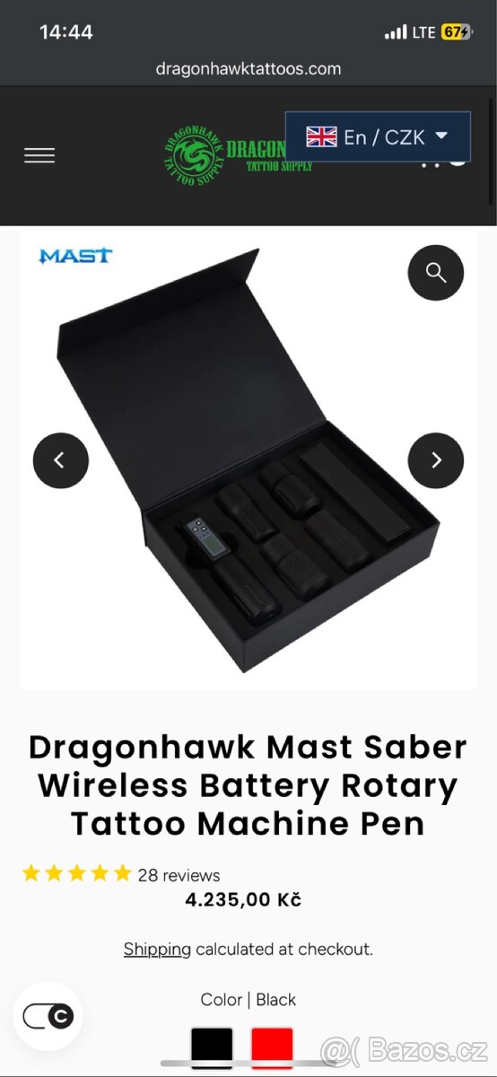 Tetovaci strojek Mast Saber - 3