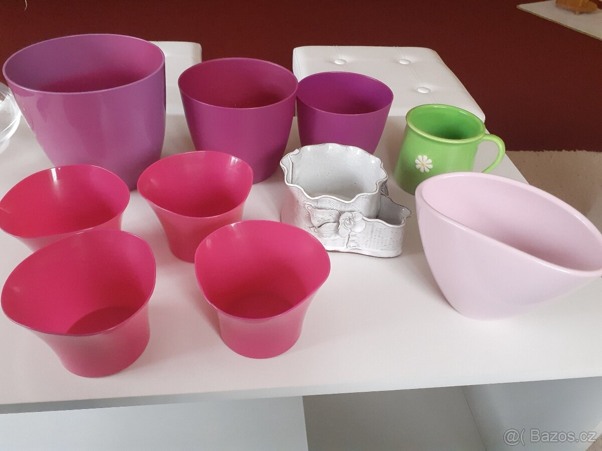 obaly na květináče cca 17 ks - 3