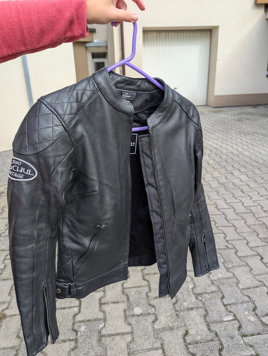 Dámská kožená bunda vel. 34 - 3