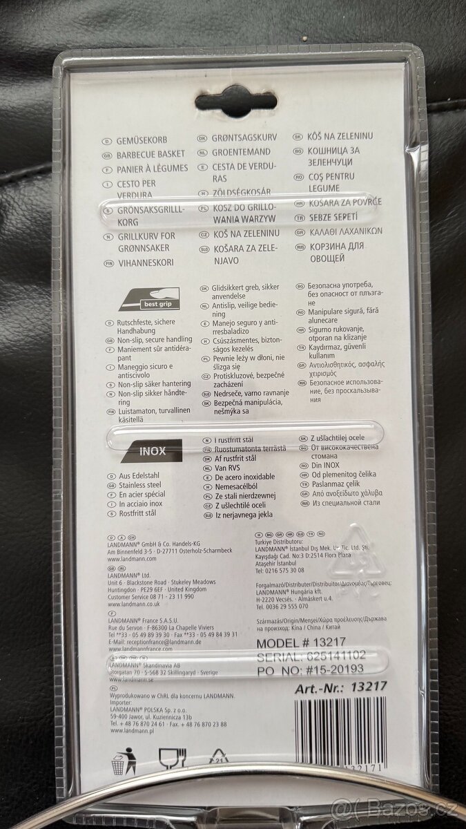 Grilovací košík na zeleninu Landmann - 3