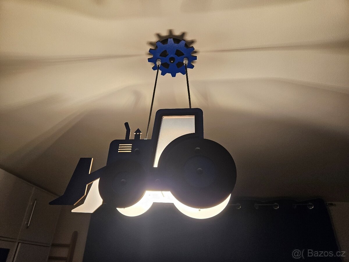 Světlo do dětského pokoje traktor - 3