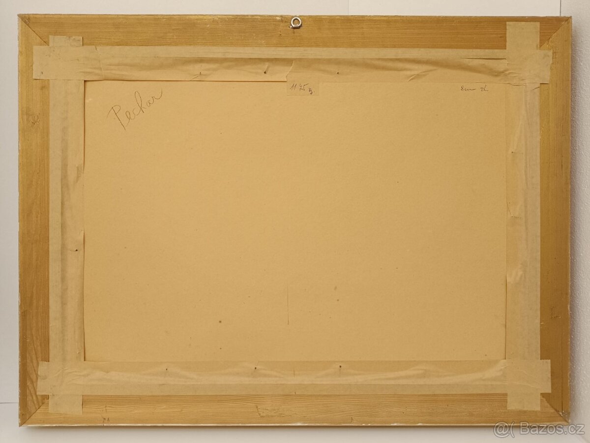 Obraz u Vydry, Šumava, olejomalba 64x85 - 3