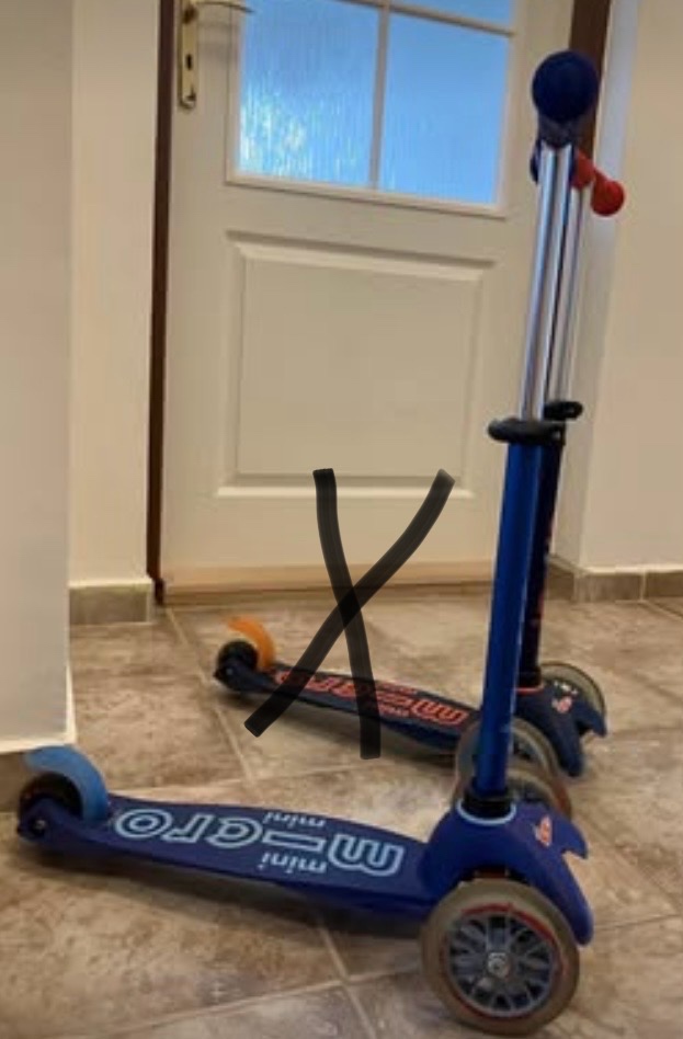 Koloběžka micro mini modrá - 3