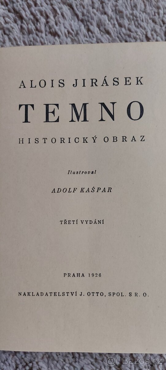 Alois Jirásek Temno - 3